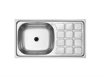 DD7540拉伸帶板不銹鋼水槽