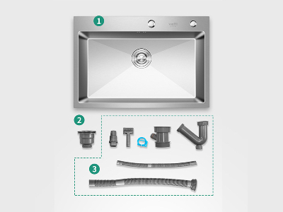 LR-D2522-10不銹鋼圓角單盆